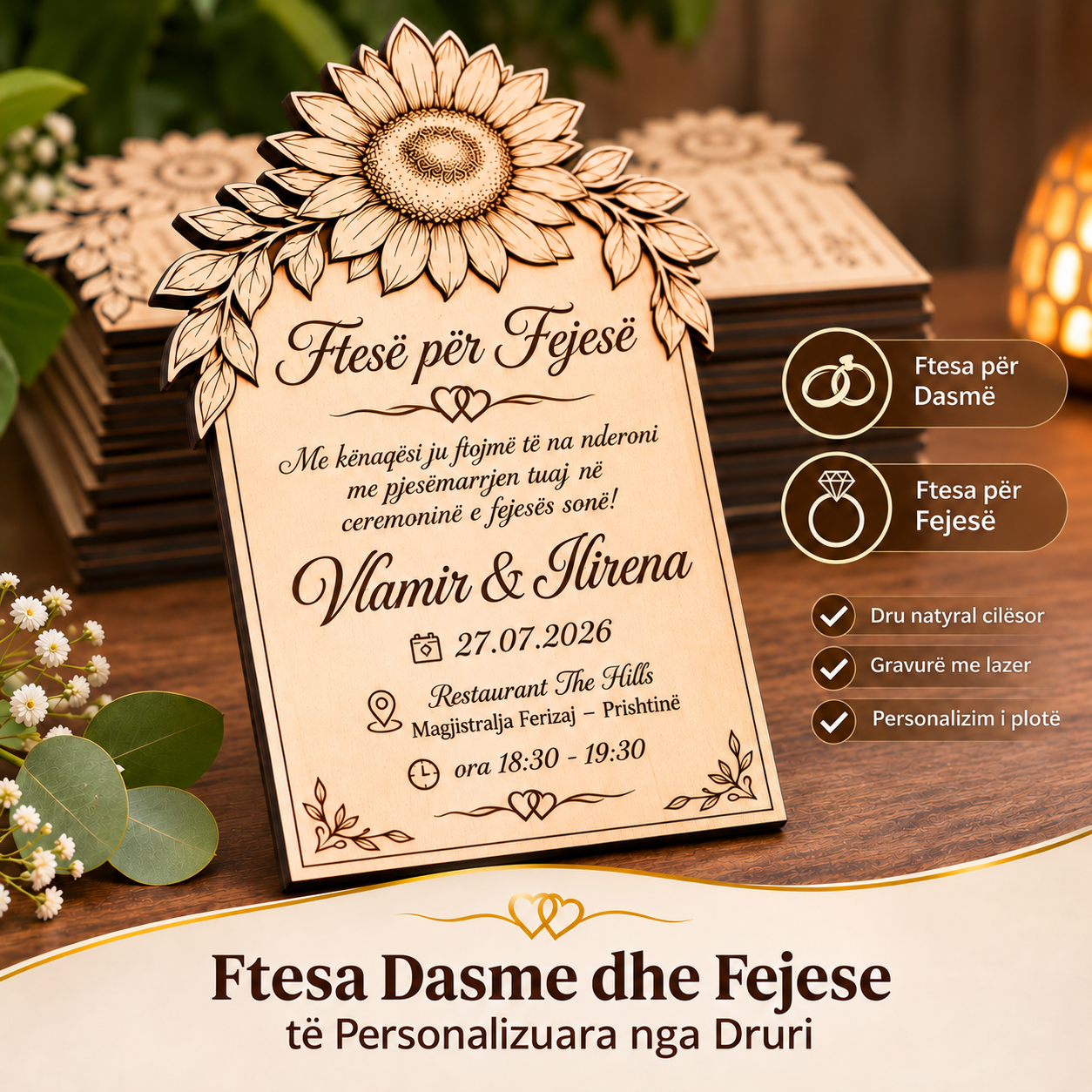 Ftesa Dasme dhe Fejese nga Druri